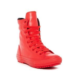 Converse Chuck Taylor Red Hi-Top Boots Size 6